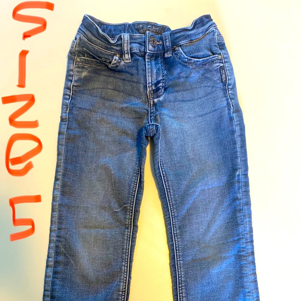 Boys silver jeans